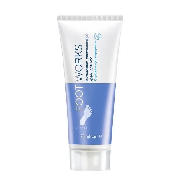 Крем для ног фото AVON Footworks Интенсивно увлажняющий крем для ног, 75 мл - купить с доставкой п