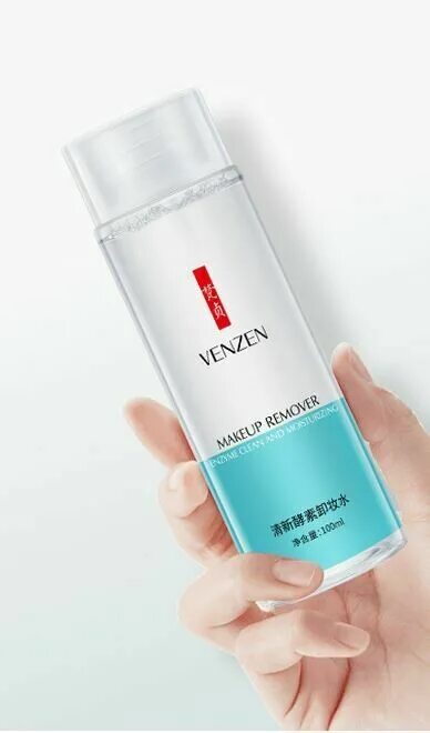 Крем для снятия макияжа SALE! VENZEN, Жидкость для снятия макияжа с энзимами, MAKEUP REMOVER ENZYME CLEA