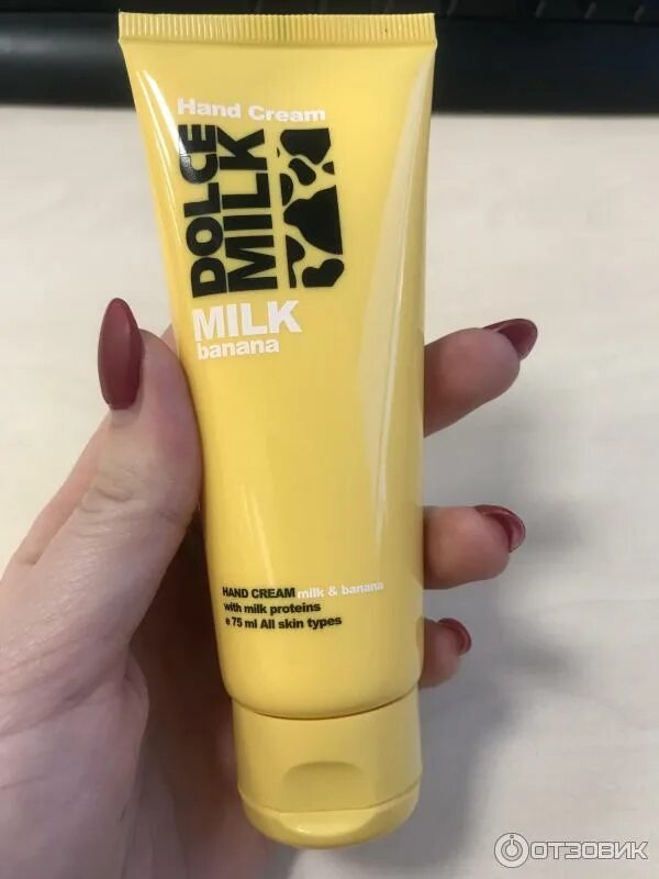 Крем дольче милк фото Отзыв о Крем для рук Dolce milk "Молоко и банан" Вкусно пахнет и...всё на этом