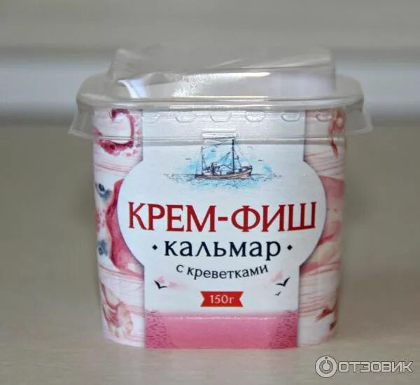 Крем фиш фото Отзыв о Паста из морепродуктов Европром "Крем Фиш" кальмар-креветка Для разнообр