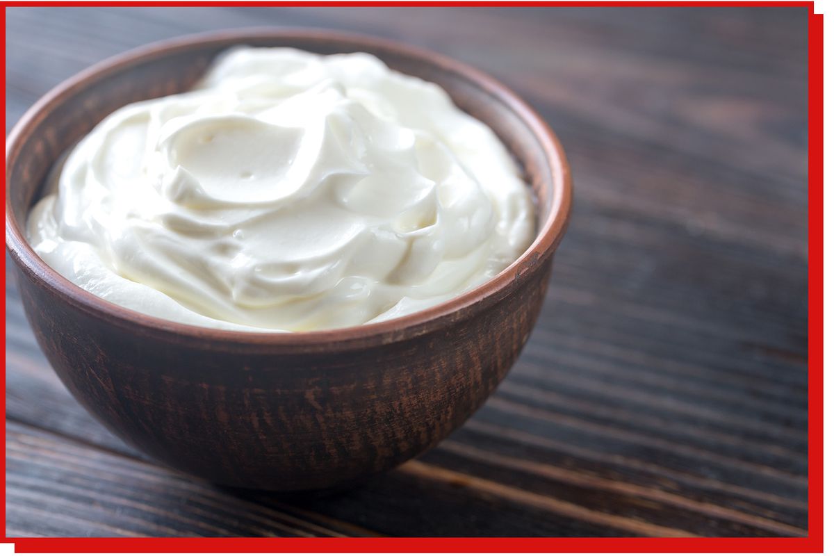 Крем фреш фото Bowl of cream - MosRosa.ru