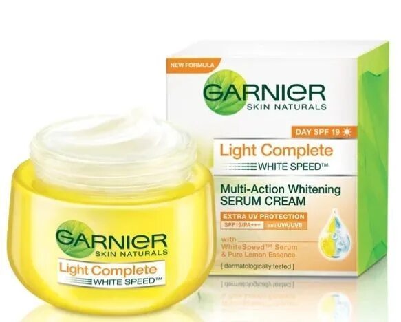 Крем гарньер фото Характеристики Garnier Крем для лица Light Отбеливание и защита, SPF 20, Индонез