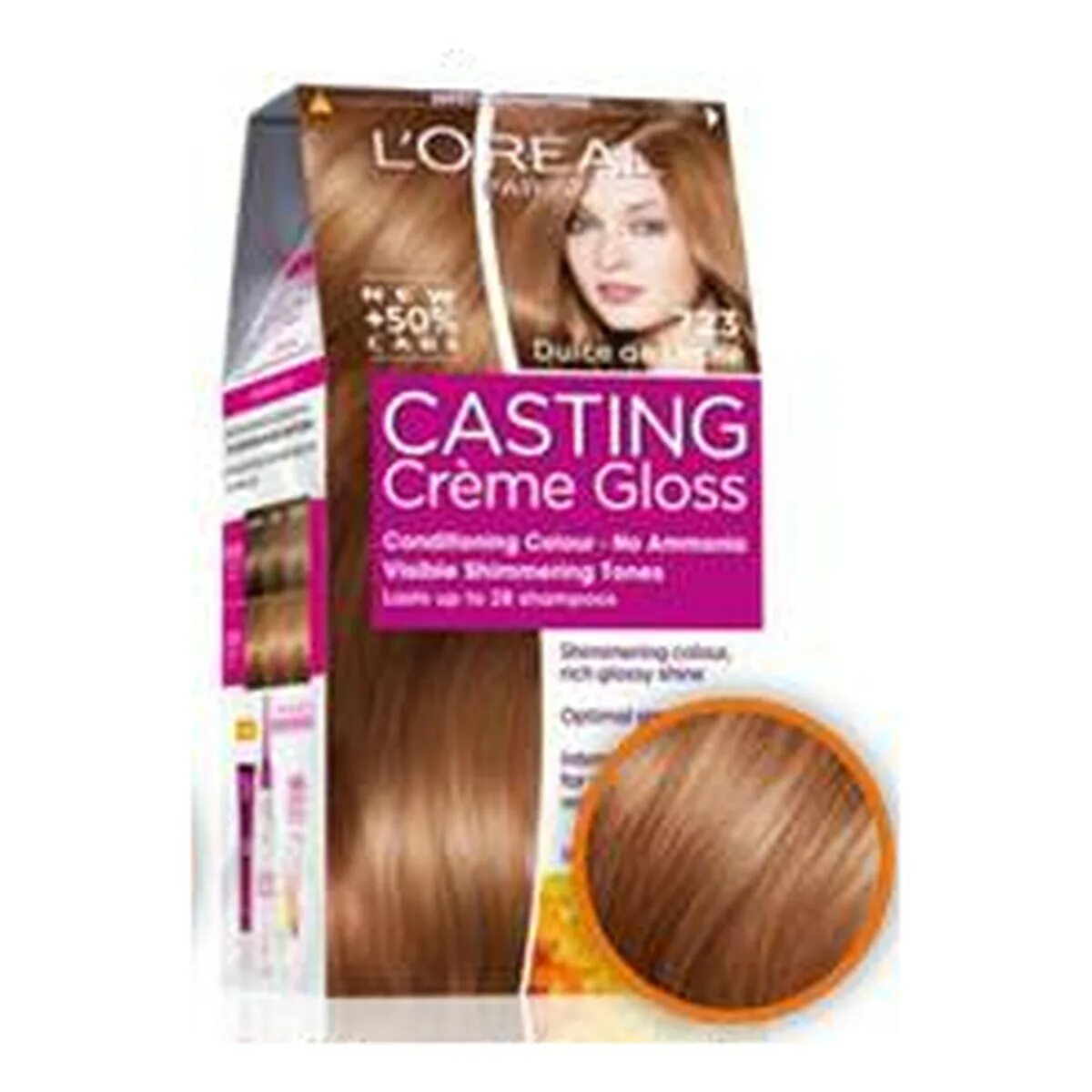 Крем глосс фото L'OREAL PARIS CASTING CREME GLOSS Krem Koloryzujący 723 Opalizujący Karmel Wizaż
