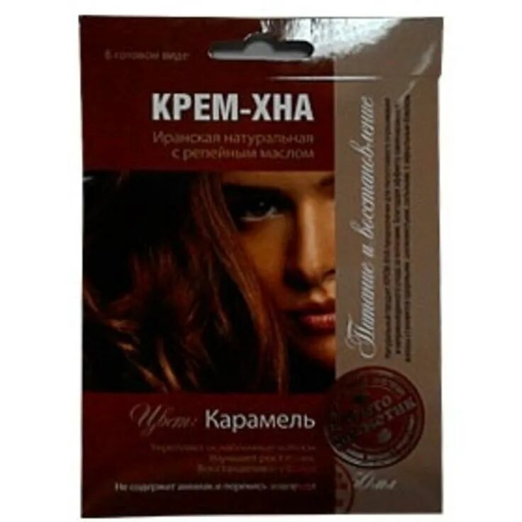 Крем хна фото отзывы Купить Крем-Хна в готовом виде "Карамель" с репейным маслом, саше ФИТО