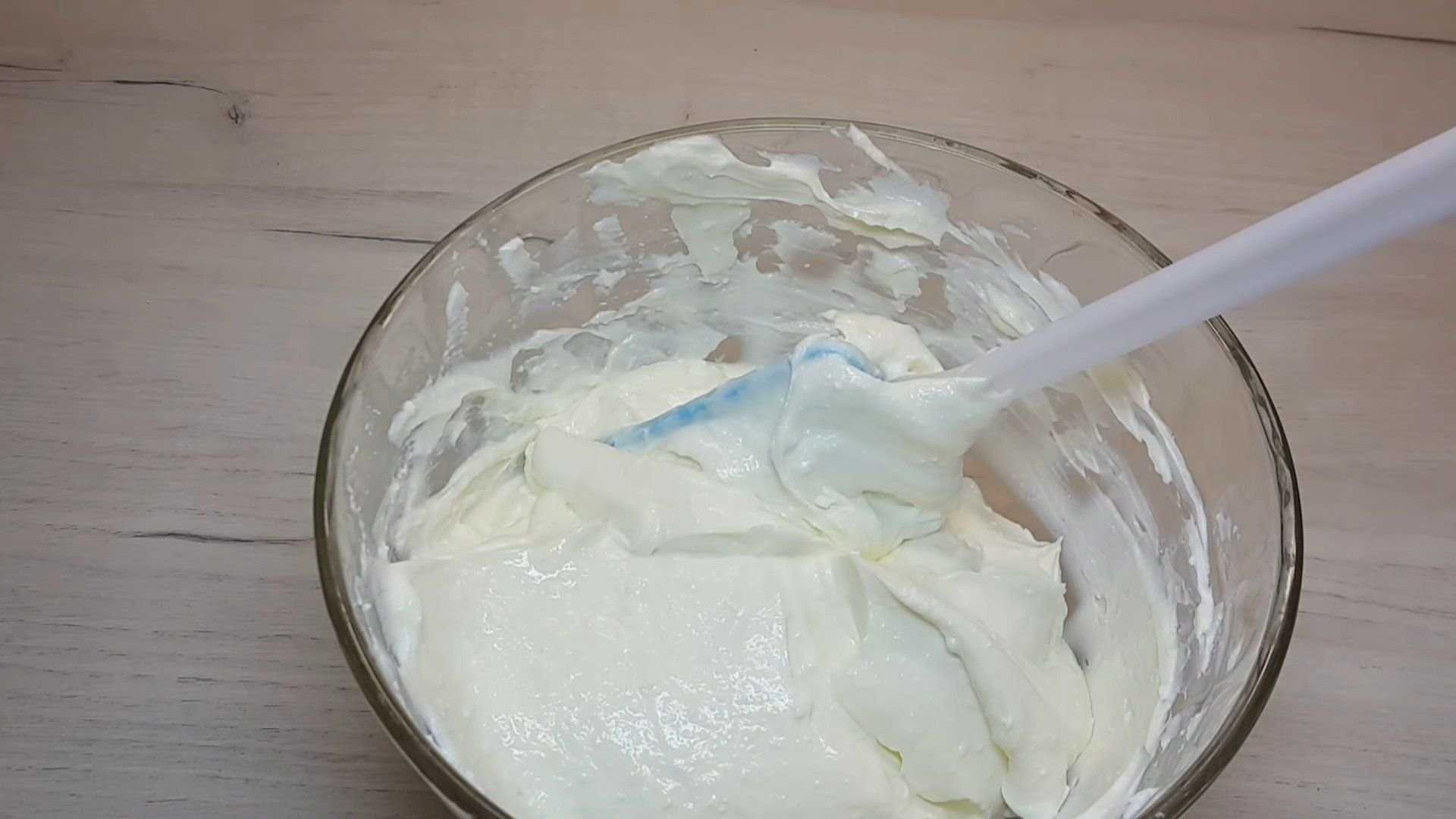 Крем из сметаны фото Как делать сметанный