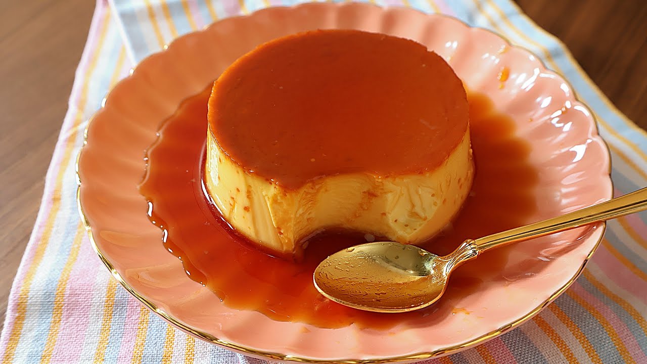 Крем карамель фото Classic Crème Caramel recipe - 디저트 크림카라멜 만들기 - YouTube