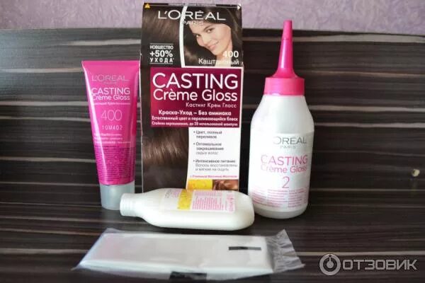 Крем кастинг лореаль фото красок Отзыв о Краска для волос Loreal Casting Creme Gloss Закрасила волосы после мелир