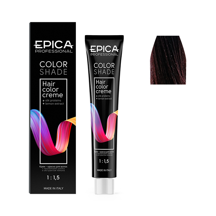 Крем краска для волос фото Стойкая крем-краска для волос AAA Hair Cream Colorant 4/5, 100 мл. - купить в ин