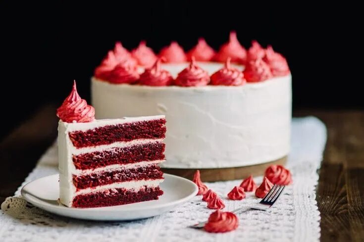 Крем красный бархат рецепт с фото Торт Красный бархат: рецепт с фото Homemade strawberry cake, Red velvet recipes,