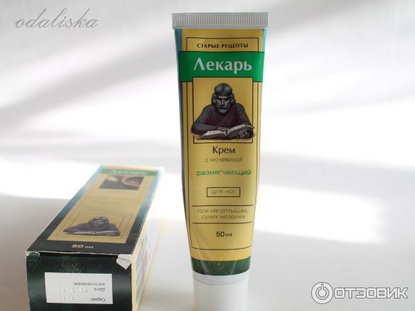 Крем лекарь фото Отзыв о Крем для ног "Лекарь" с мочевиной при натоптышах и сухих мозолях Идельан