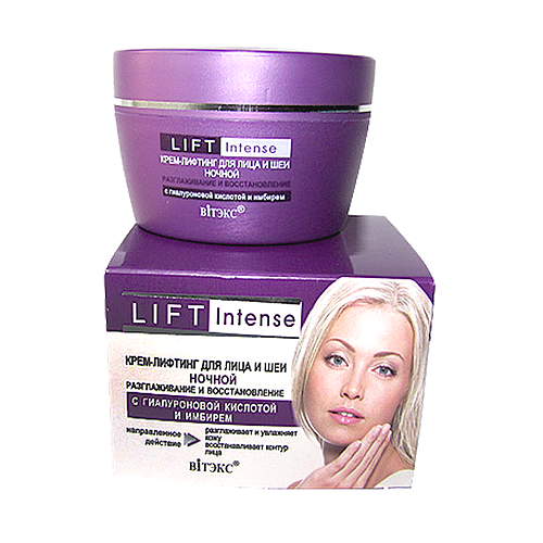 Крем лифтинг фото Витекс LIFT INTENSE Крем-лифтинг ночной Разглаживание и восстановление 45мл - ку
