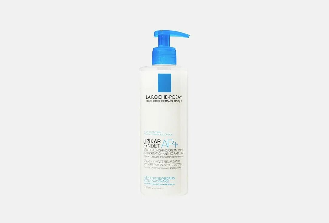Крем ля рош фото Очищающий крем-гель LA Roche-posay Lipikar Syndet AP+, для детей и взрослых, 400