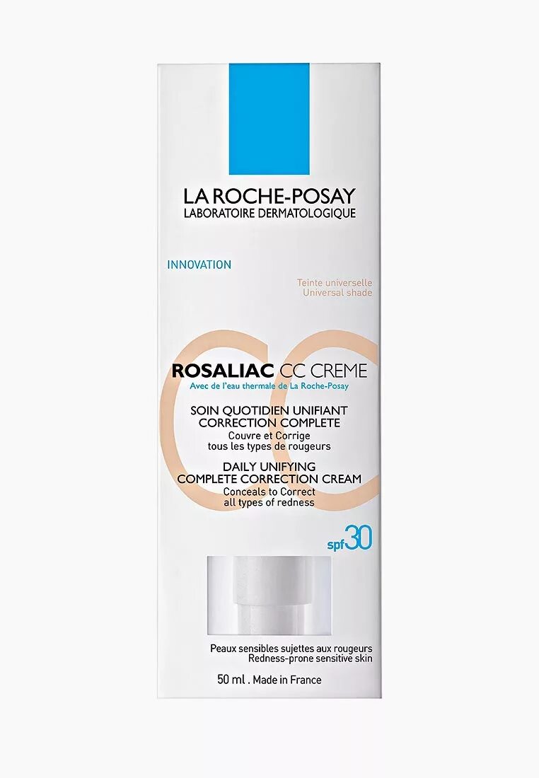 Крем ля рош фото CC-Крем для лица La Roche-Posay дневной корректирующий, цвет: бежевый, LA082LWUK
