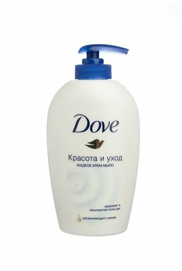 Крем мыло фото Dove DOVE жидкое крем-мыло красота и уход с 1/4 увлажняющего крема, не сушит кож