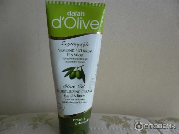 Крем оливковый фото Отзыв о Увлажняющий крем для рук и тела Dalan d'Olive универсальный крем