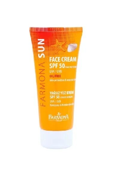 Крем от солнца фото Солнцезащитный крем Farmona Sun Face Cream SPF 50, обезжиренный, 50 мл - купить 