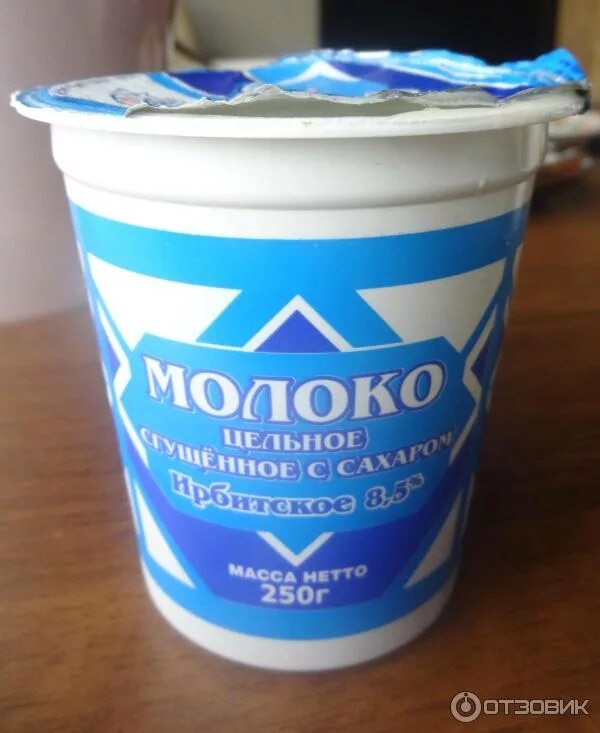 Крем сгущенки фото Отзыв о Молоко цельное сгущенное с сахаром Ирбитский молочный завод м. д. ж. 8,5