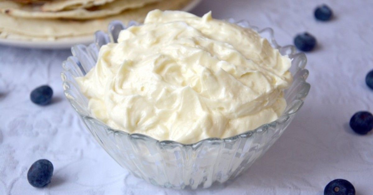 Крем со сметаной рецепт с фото Заварной крем со сгущенкой рецепт с фото пошагово Рецепт Идеи для блюд, Вкусные 