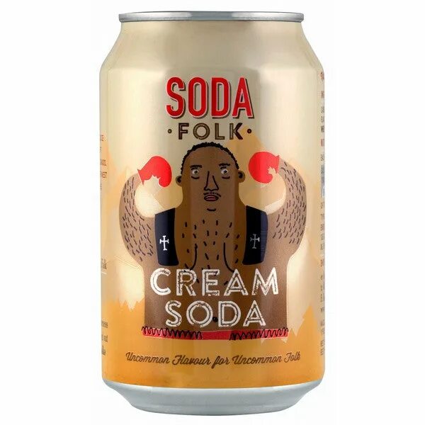Крем сода фото Soda Folk Cream Soda - Roots Fruits & Flowers Glasgow