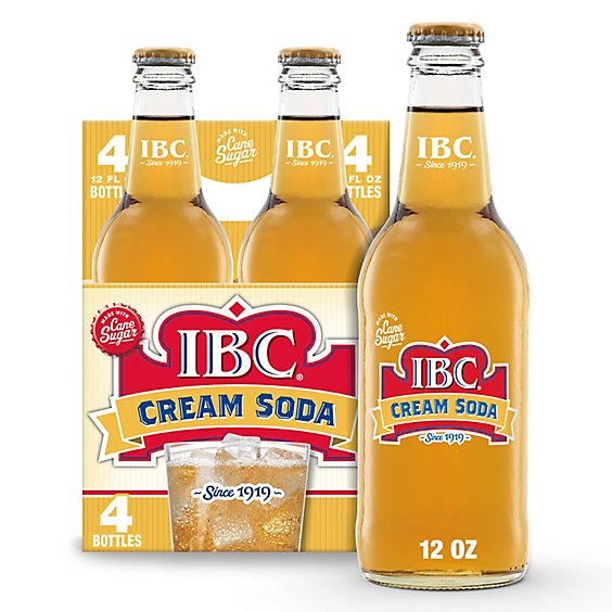 Крем сода ул 1 мая 188 фото IBC Made With Sugar Cream Soda Bottle - 4-12 Fl. Oz. - Albertsons