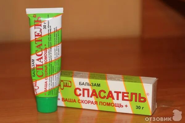 Крем спасатель фото Отзыв о Бальзам для заживления травматических повреждений "Спасатель" Быстро пом