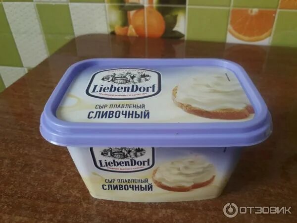 Крем сыр в пятерочке фото Отзыв о Сыр плавленый LiebenDorf сливочный Понравился