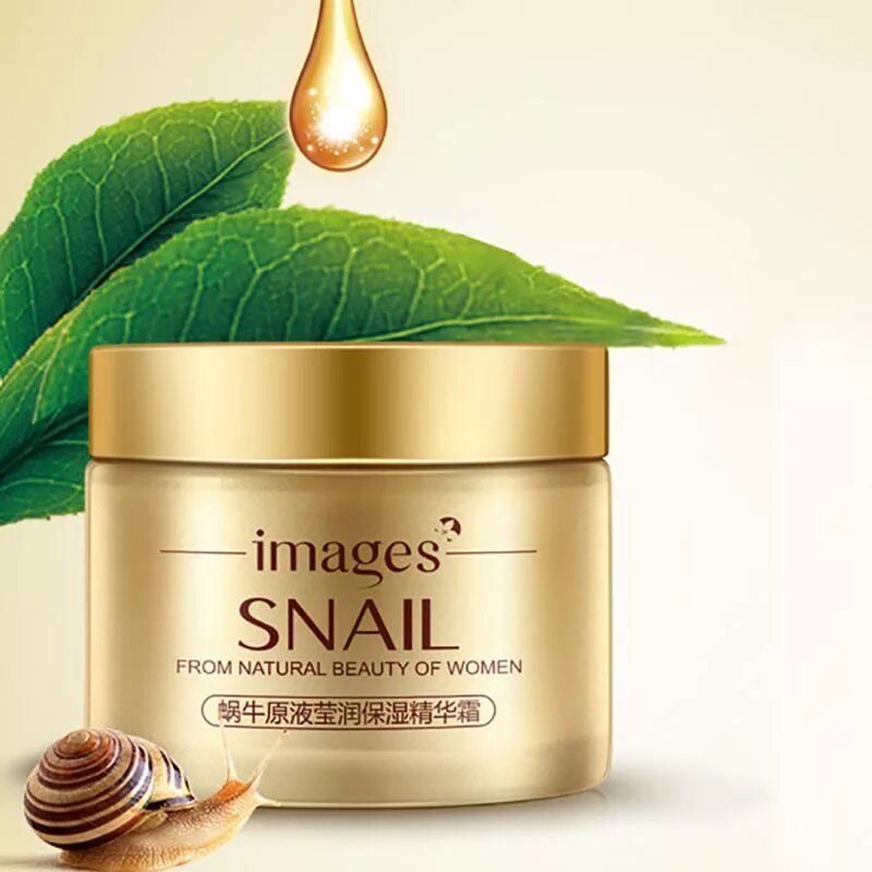 Крем улитка фото 24K Gold Snail Facial Creams 50G Whitening Anti-Wrinkle Cream Anti-Aging Face Cr