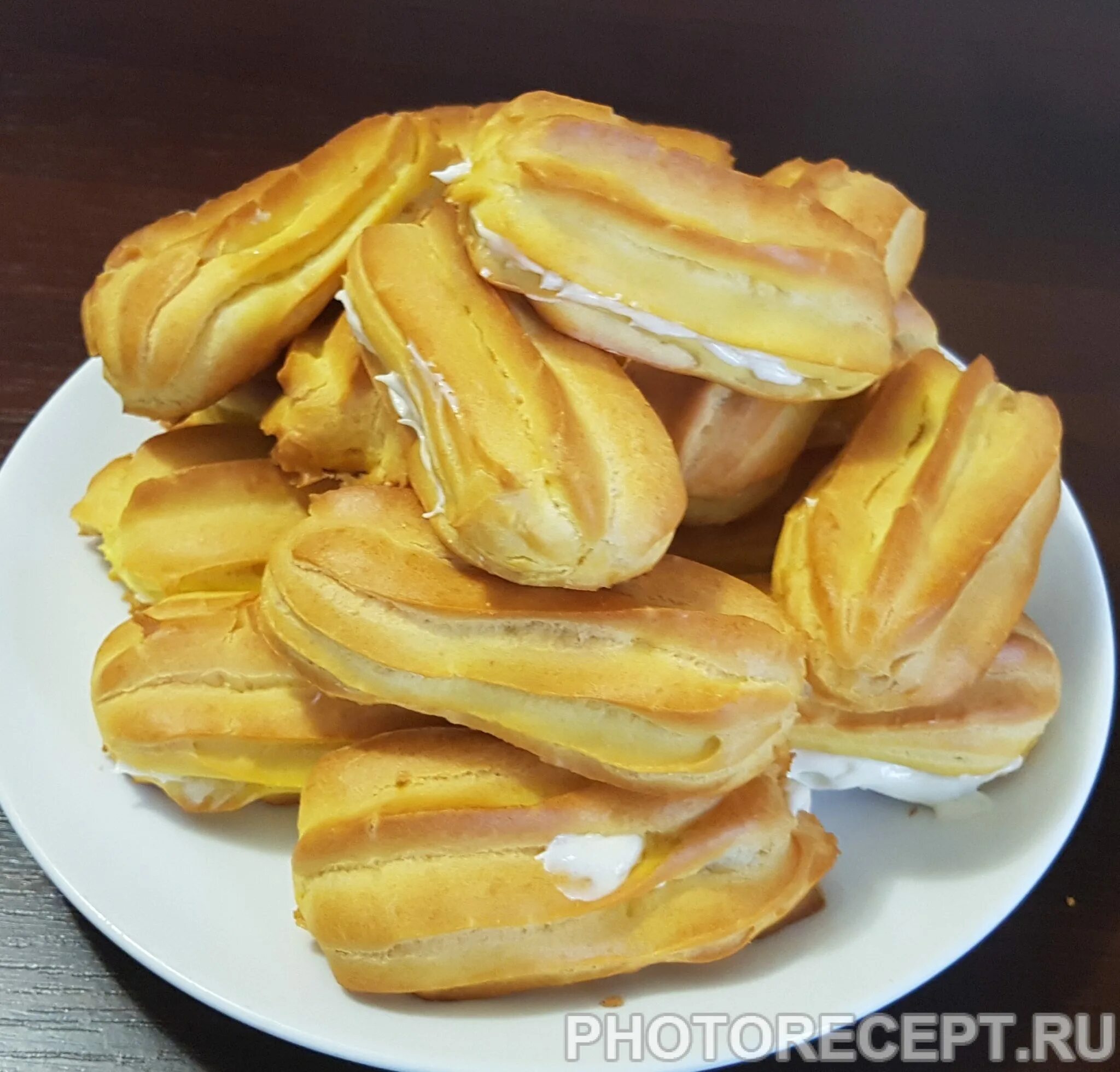 Крем заварные пирожные рецепт с фото Пирожное эклер рецепт - CoffeePapa.ru