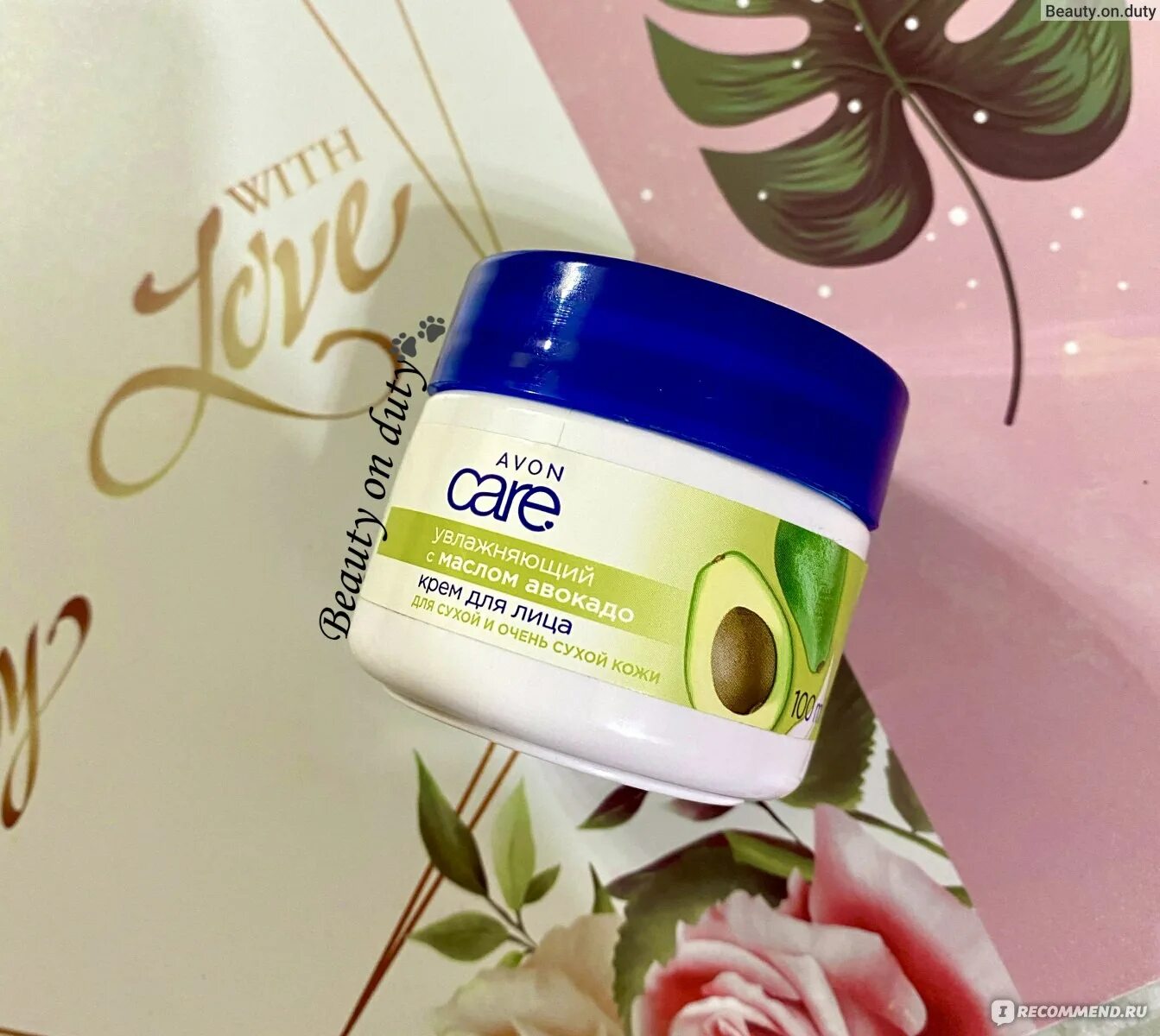 Крема эйвон фото Крем для лица Avon Care Увлажняющий с маслом авокадо для сухой и очень сухой кож
