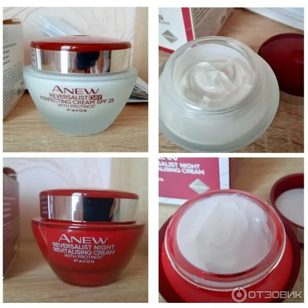 Крема эйвон фото Отзыв о Антивозрастной крем для лица Avon Anew Reversalist 35+ Обзор дневного и 