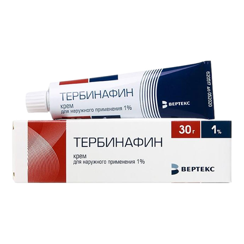 Крема от грибка фото Тербинафин крем 1% 30г (Вертекс) купить в Тольятти . Цена до 435.40 ₽