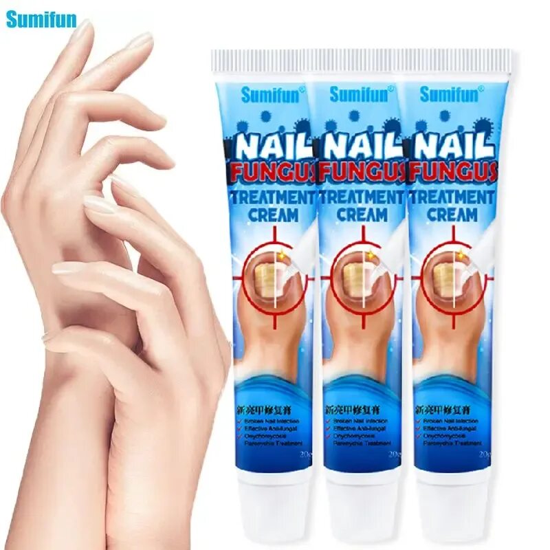 Крема от грибка фото 3pcs Nail Fungal Treatment Cream Nail Repair Ointment For Foot Toenails Fingerna