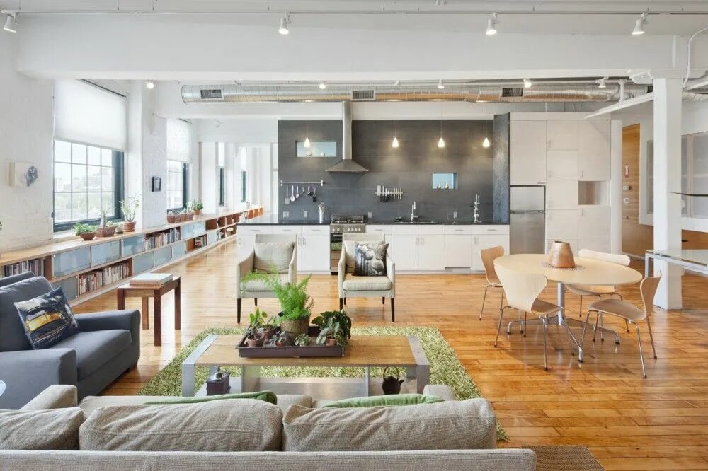 Крупные дизайн студии Paschke Danskin Double Loft / 3six0 Architecture Loft decor, Modern loft apartme