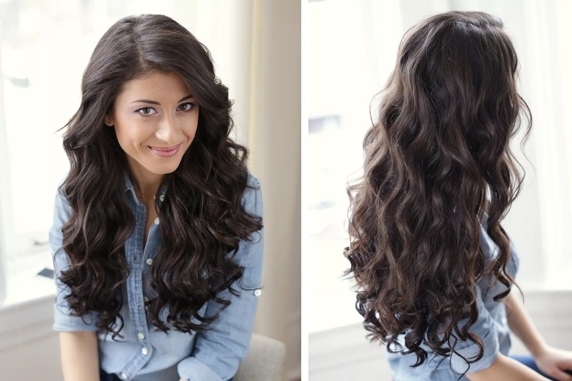 Крупные локоны фото на средние Pin on Hair and Accessories