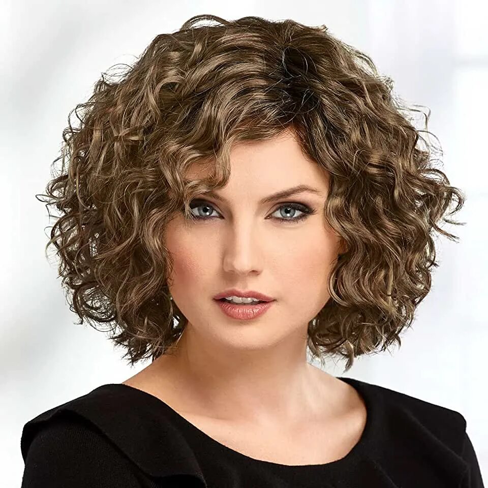 Крупные локоны на короткие волосы фото Amazon.com: Paula Young Hair Pieces