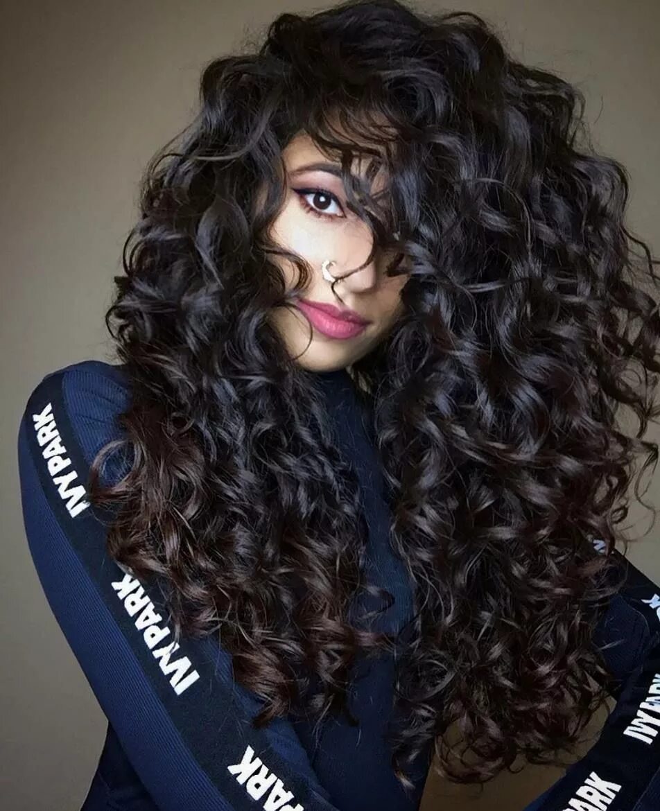 Крупные завивки волос фото newlosingweight.com Long hair styles, Curly hair styles, Natural wavy hair