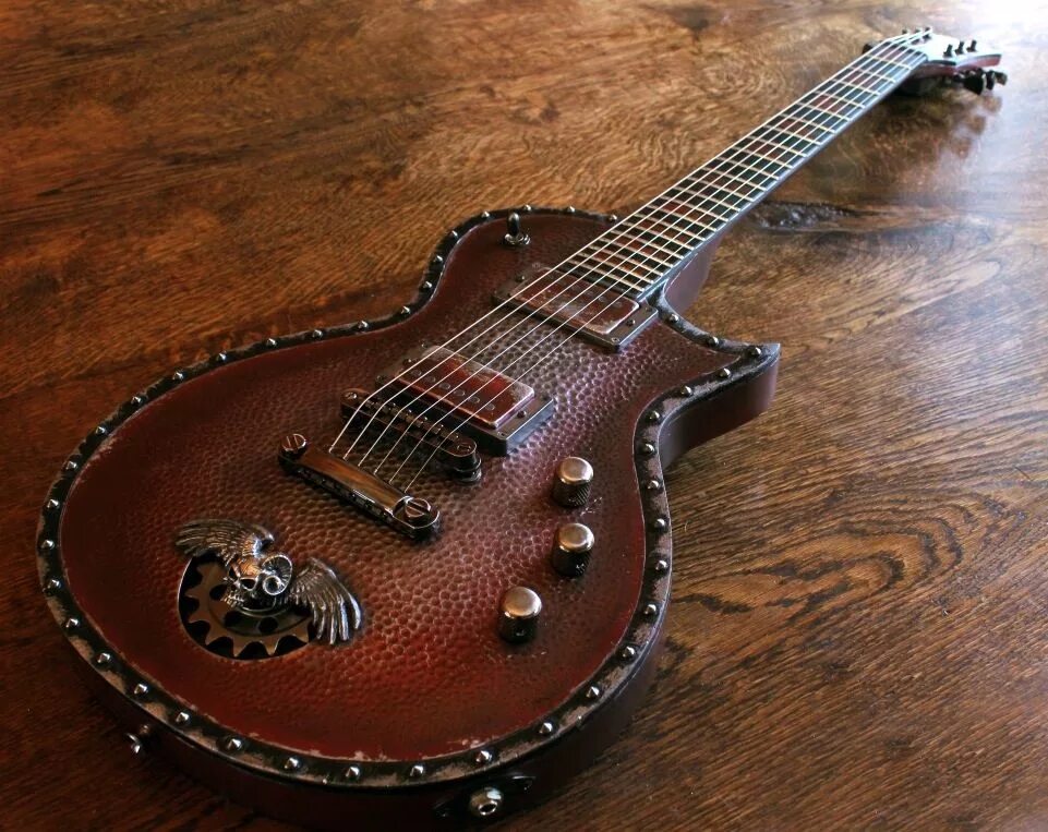 Крутая гитара фото Hutchinson Guitar Concepts Guitar diy, Steampunk guitar, Guitar