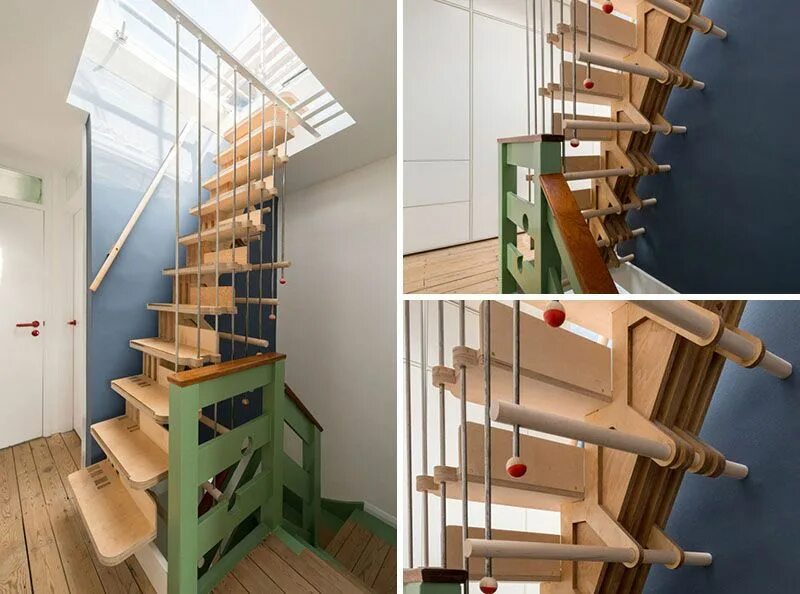 Крутая лестница на второй этаж фото 13 Stair Design Ideas For Small Spaces Treppe, Geschwungene treppe, Schmale trep