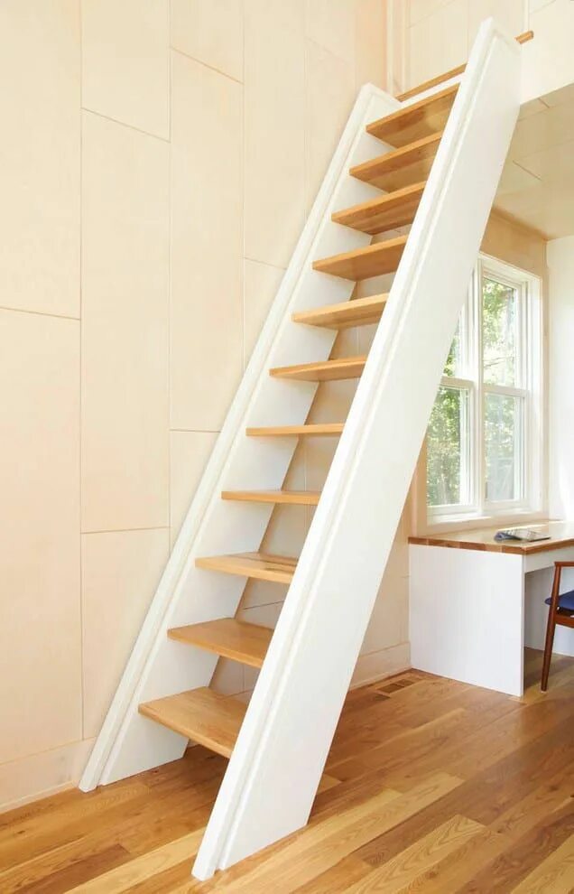 Крутая лестница на второй этаж фото Architecture & Stairs 101 Types Of Stairs, Materials, Designs Explained Small sp