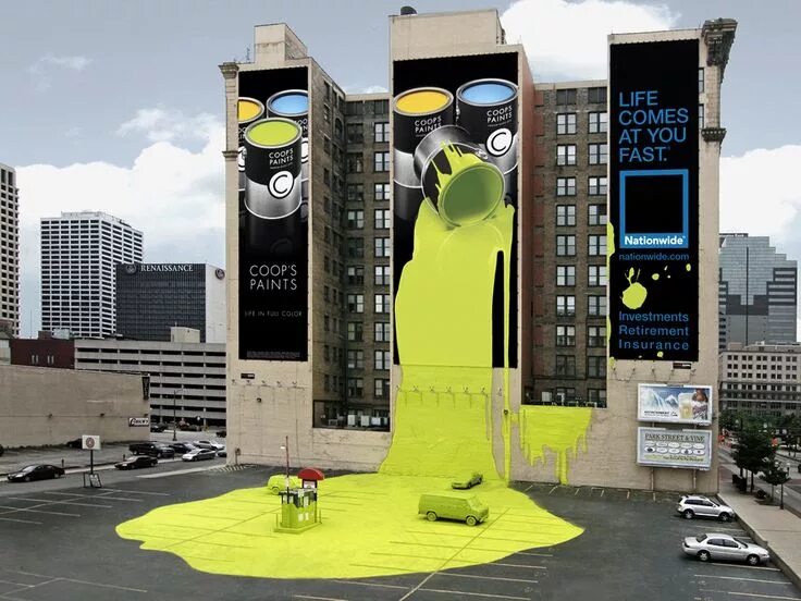 Крутая реклама фото Entertainment - Marketing with Meaning Publicidad exterior, Anuncios creativos, 