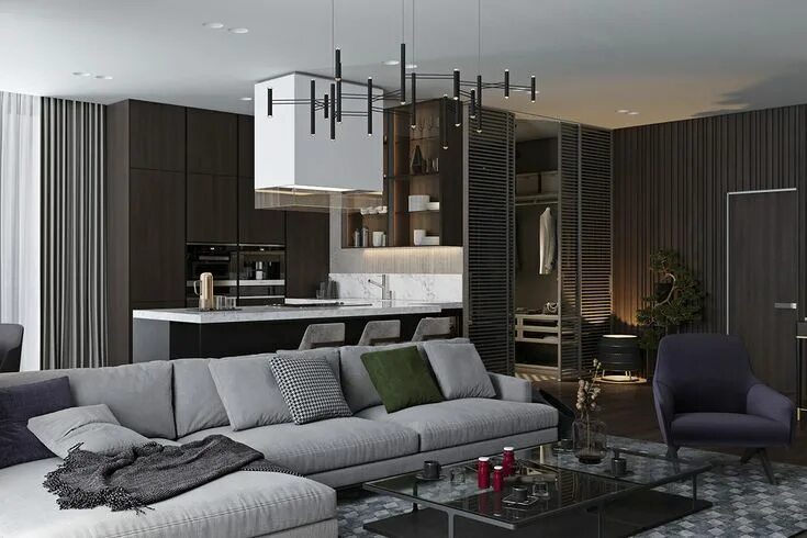 Круто дизайн студия Apartment in New York White space design, New york apartments, Apartment