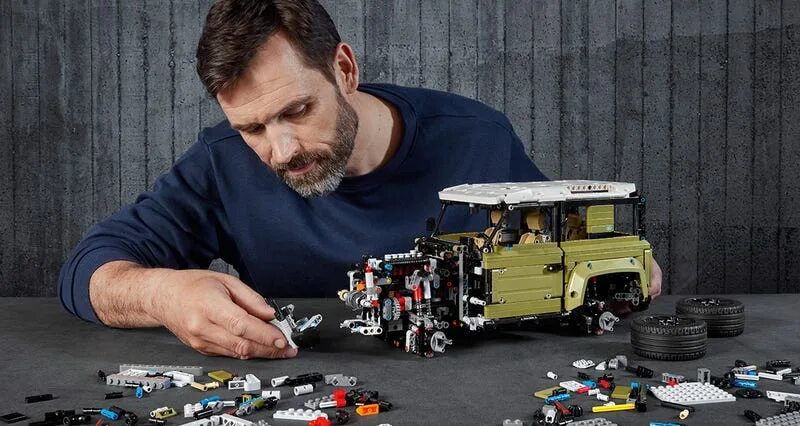 Крутое лего фото Land Rover Defender Technic ™ Car Toys Official LEGO ® IN
