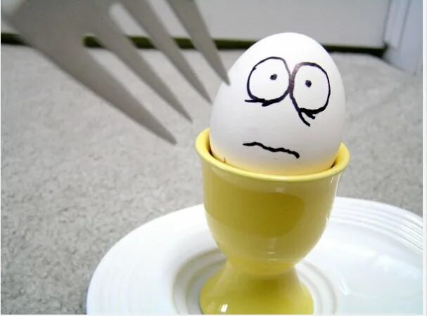 Крутое яйцо фото Scared Egg レ シ ピ