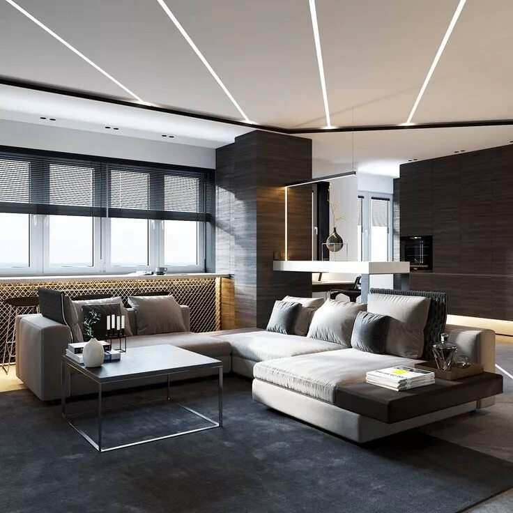 Крутой дизайнер интерьера 3 Open Layout Apartments That Use Clever Space-Saving Techniques Interior design