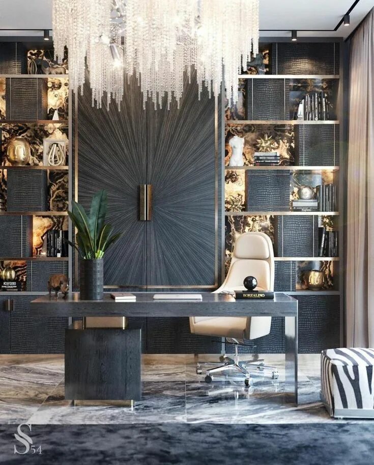 Крутой дизайнер интерьера KOKET on Instagram: "Exquisite design office by @studia_54. #craftsmanship #luxu