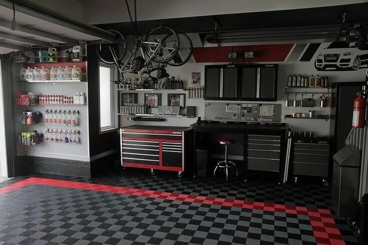 Крутой гараж внутри фото Pin by Grzegorz on Garaż Garage makeover, Garage design interior, Garage interio