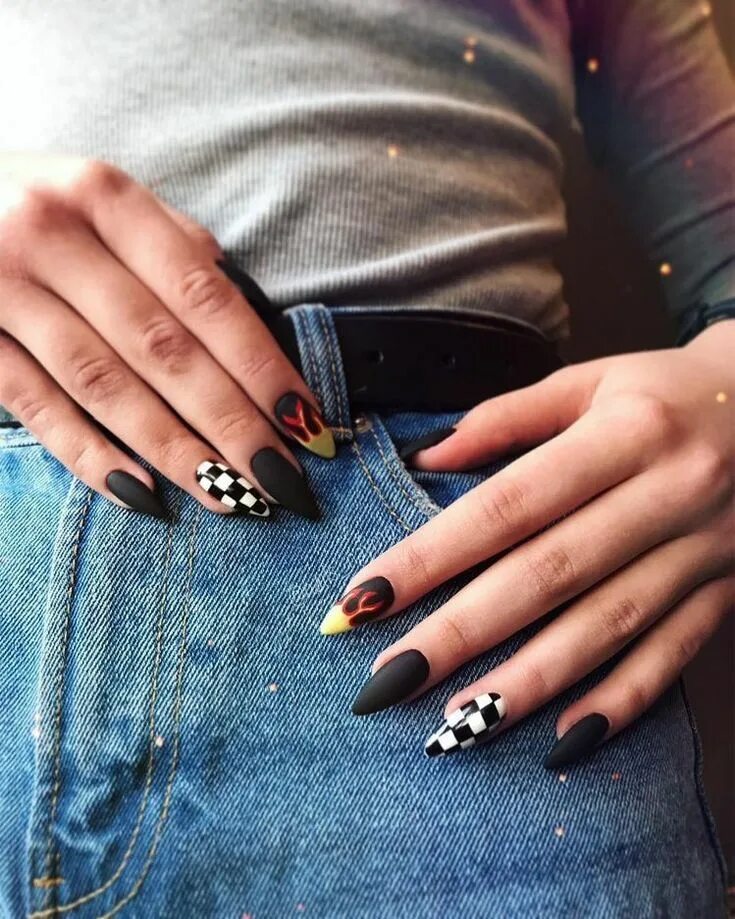 Крутой красивый маникюр Autumn Nails Manicure, Grunge nails, Edgy nails
