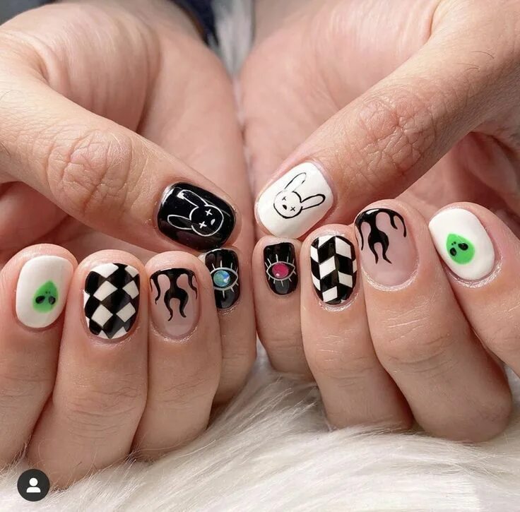 Крутой маникюр на короткие ногти Flower Nail Art Nail Wraps Nails Nail Decals Water Transfers - Etsy Mens nails, 