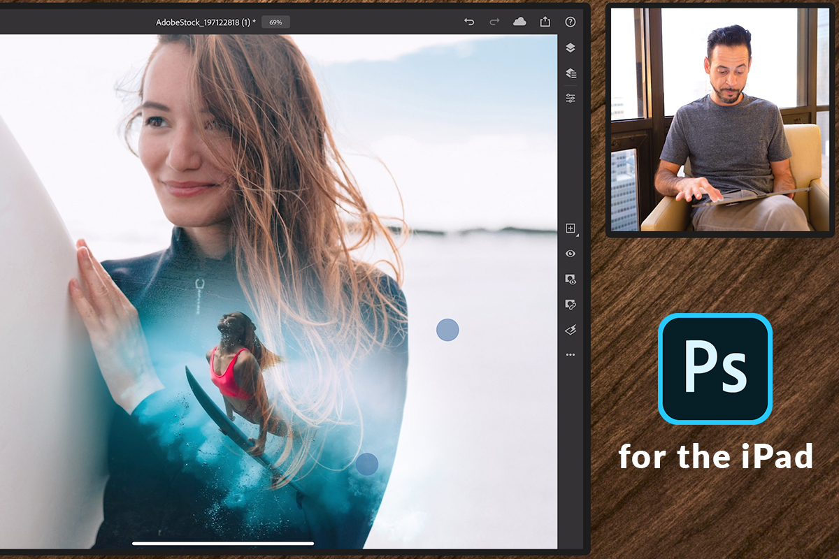 Крутой редактор фото на андроид The New Photoshop for iPad - PHLEARN