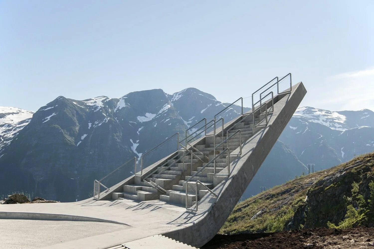 Крутой склон фото Gallery of Utsikten Viewpoint / CODE: arkitektur - 2 Architecture site plan, Fut